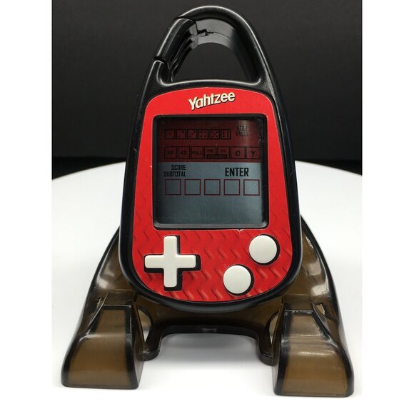 Hasbro Yahtzee Handheld Electronic Game Clip On Carabiner Edition - Works - Picture 8 of 10